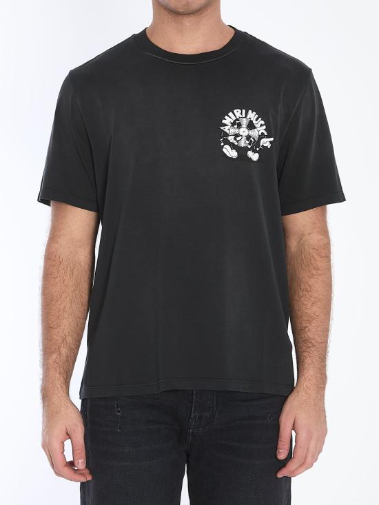 25SS 아미리 반팔 티셔츠 AMJYTE1168 BLACK