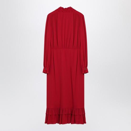 25SS 발렌티노 가라바니 미디 원피스 6B3VAF011MH R9M RED - VALENTINO GARAVANI