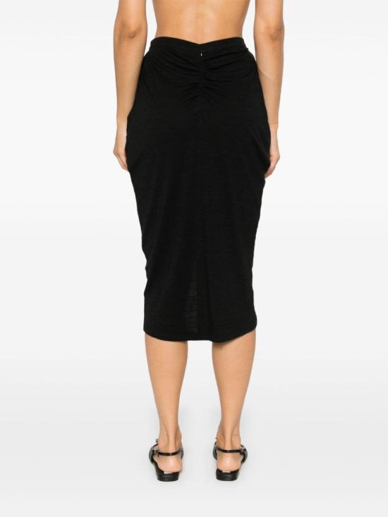  이자벨마랑에뚜왈 미디 스커트 JU0233FAB3K02E01BK BLACK - ISABEL MARANT ETOILE