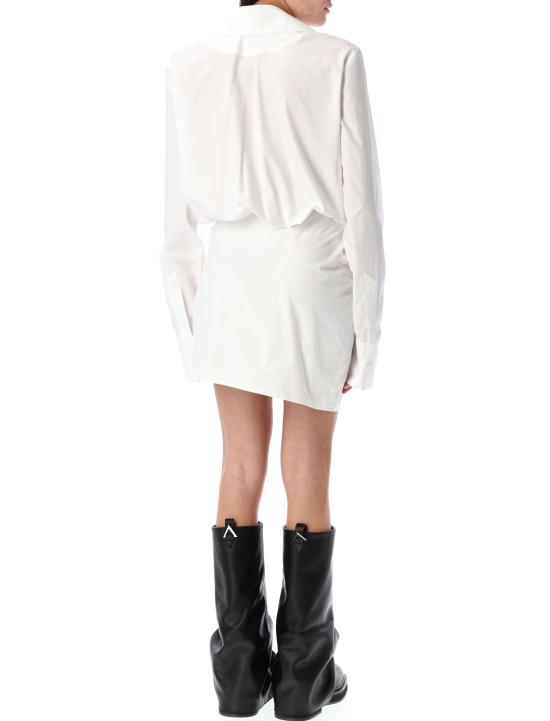 25SS 디 아티코 숏 원피스 250WCA00394CCC052 001 WHITE - THE ATTICO