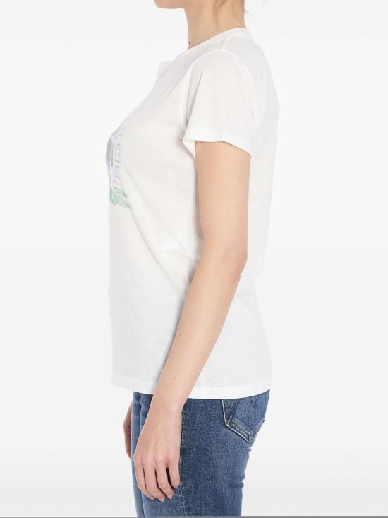 25SS 생로랑 반팔 티셔츠 817047Y37YJ 9010 WHITE - SAINT LAURENT