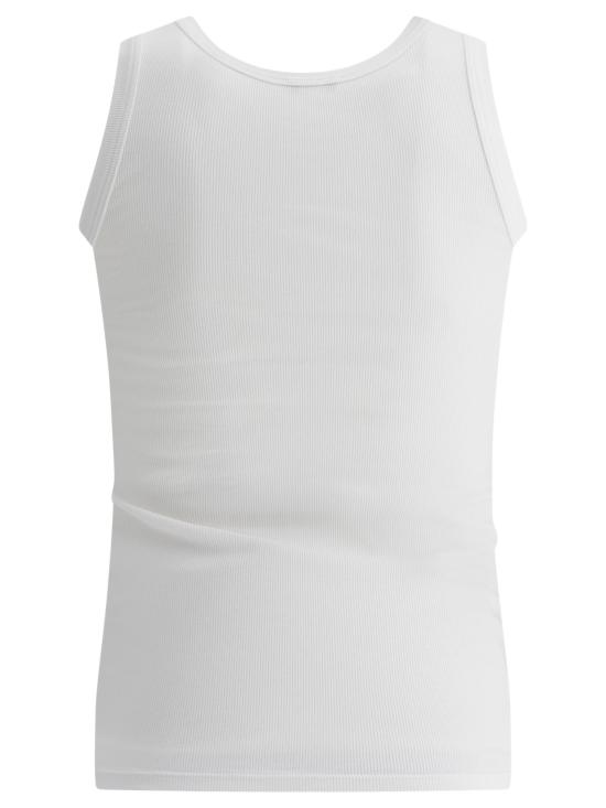 25SS 알렉산더 맥퀸 민소매 티셔츠 815098QXAA99000 WHITE - ALEXANDER MCQUEEN