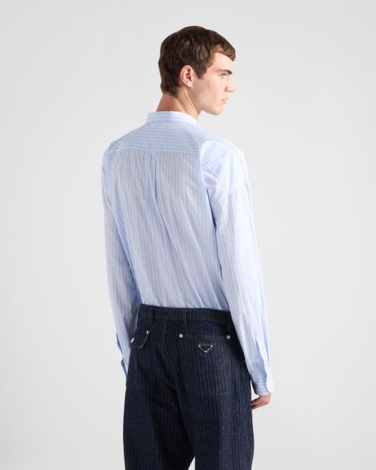 25SS 프라다 긴팔 셔츠 UCN59316F0 ASTROWHITE - PRADA