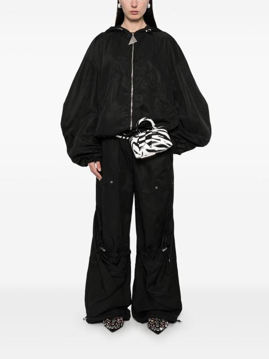 25SS 디 아티코 스트레이트 팬츠 250WCP00255PLL001AA 100 BLACK - THE ATTICO