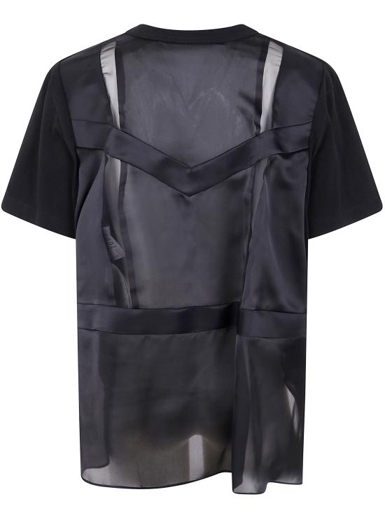 25SS 사카이 반팔 티셔츠 2507690 001 BLACK - SACAI