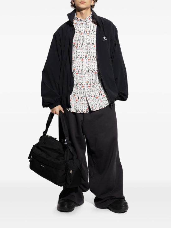 25SS 발렌시아가 반팔 셔츠 681702TRLH7 WHTBLKRED - BALENCIAGA