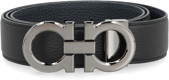  살바토레 페라가모 가죽 벨트 679710 687611 black - SALVATORE FERRAGAMO