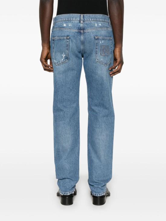 25SS 돌체앤가바나 스트레이트 팬츠 GP02XZG8MX2 S9001 BLUE - DOLCE & GABBANA