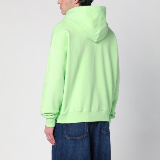25SS 오프화이트 스웨터 OMBB085S25FLE00F 5010 GREEN - OFF WHITE