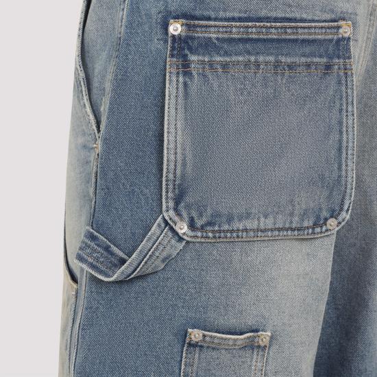 25SS 모스키노 스트레이트 팬츠 251E03200523 0281 BLUE - MOSCHINO