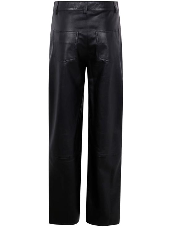 25SS 루루 스튜디오 스트레이트 팬츠 FIGARI BLACK - LOULOU STUDIO