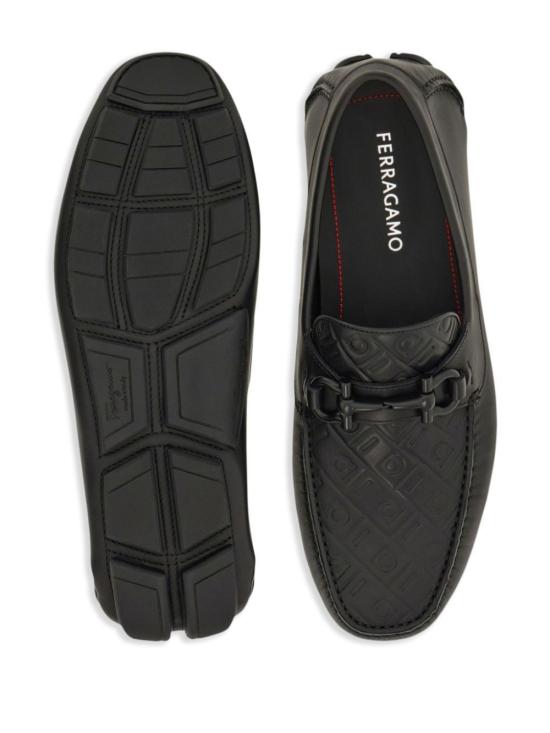 25SS 살바토레 페라가모 간치니 드라이빙 슈즈 02C3980779172 NERO BLACK - SALVATORE FERRAGAMO