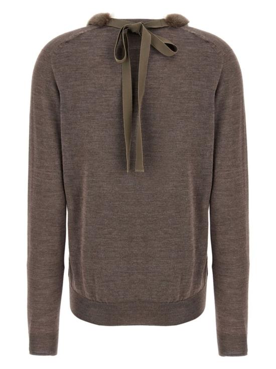 25SS 펜디 스웨터 FZXC82ATPE F1QYK BROWN - FENDI