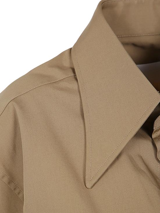  마르지엘라 반팔 셔츠 S67DR0009S43001 114 BROWN - MAISON MARGIELA