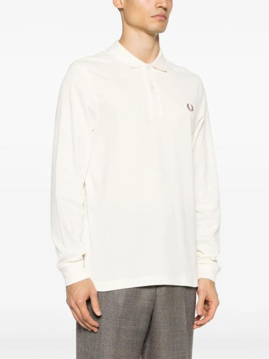  프레드페리 긴팔 티셔츠 M6006093 R96 WHITE - FRED PERRY