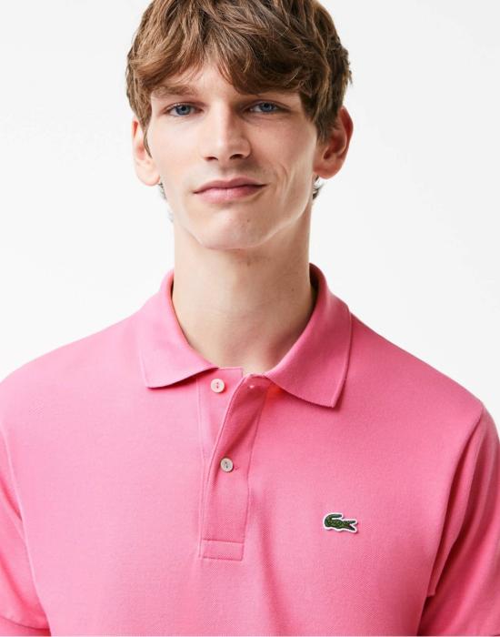 25SS 라코스테 클래식 핏 피케 폴로 셔츠 L1212002R3 PINK - LACOSTE