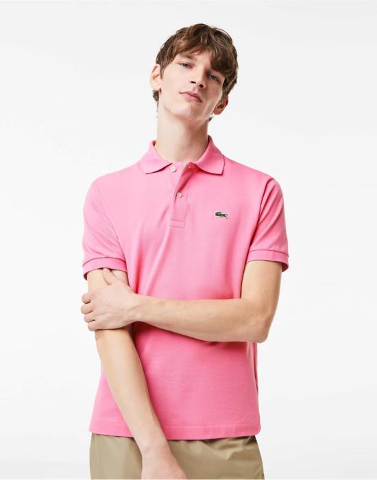 25SS 라코스테 클래식 핏 피케 폴로 셔츠 L1212002R3 PINK - LACOSTE