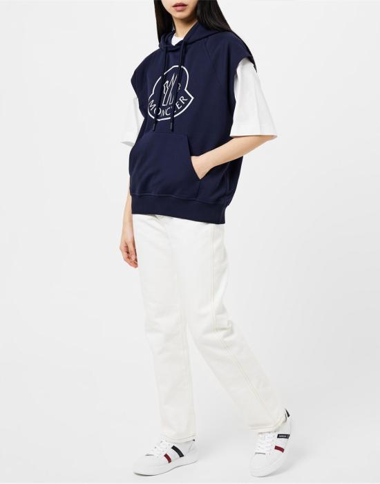 25SS 몽클레어 후드 티셔츠 I10938G00027899ZT76H BLUE - MONCLER