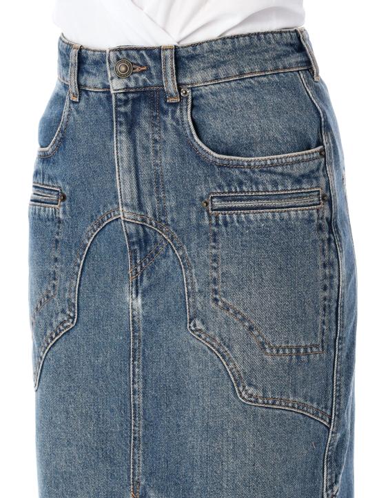 25SS 이자벨마랑 스커트 JU0329FAC1H01I 30BU BLUE - ISABEL MARANT