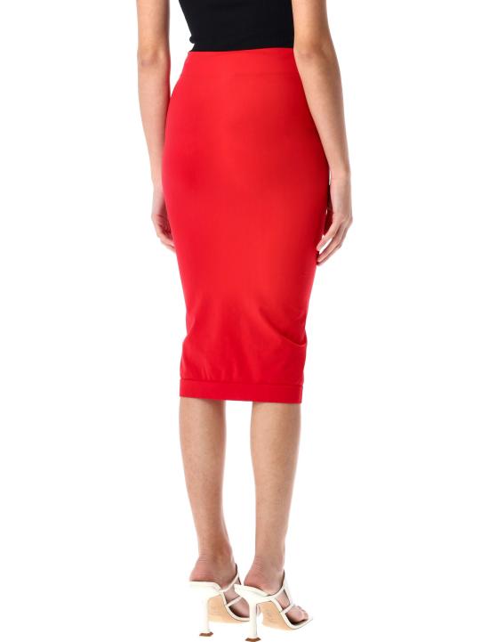 25SS 안드레아 아다모 스커트 PS25254300 MASAI RED - ANDREA ADAMO