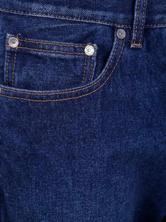 25SS 오프화이트 스트레이트 팬츠 OMYA138C99DEN001 4400 BLUE - OFF WHITE