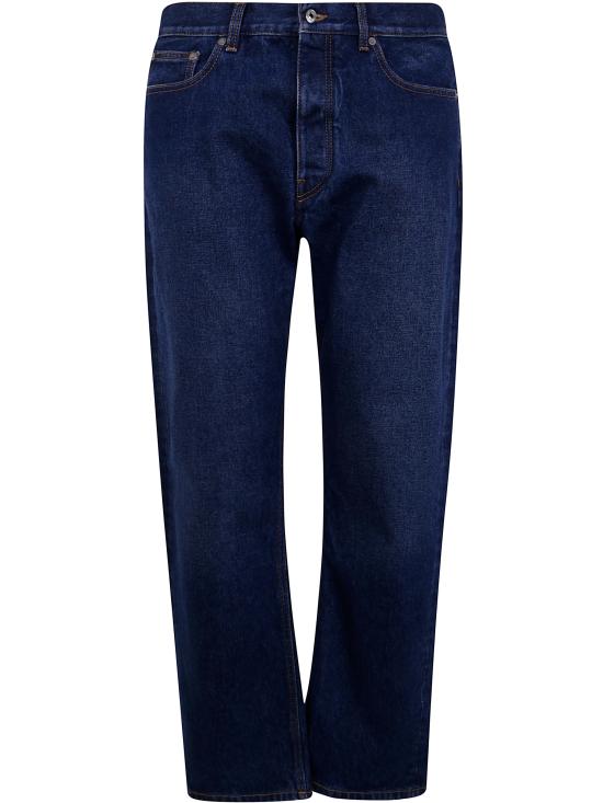 25SS 오프화이트 스트레이트 팬츠 OMYA138C99DEN001 4400 BLUE