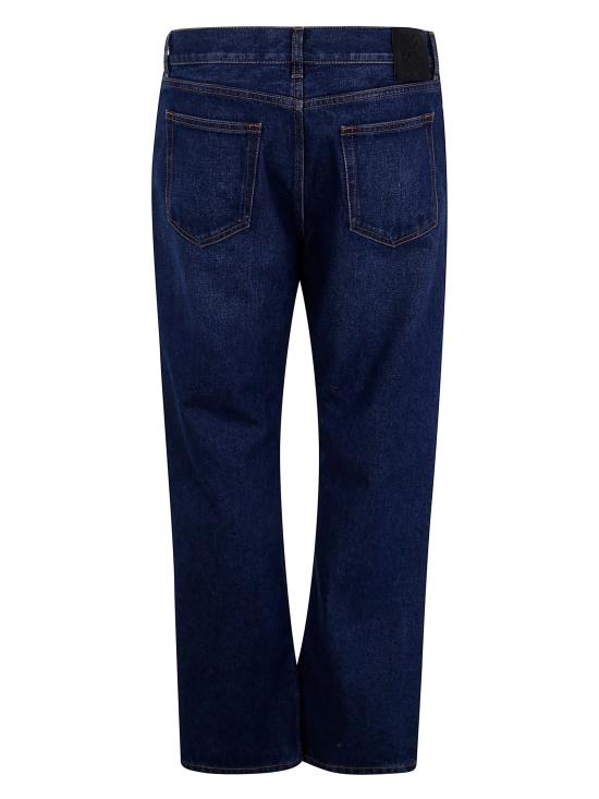 25SS 오프화이트 스트레이트 팬츠 OMYA138C99DEN001 4400 BLUE - OFF WHITE