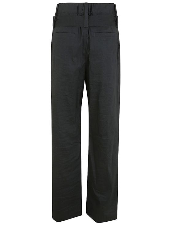  바오바오 스트레이트 팬츠 IM46FF564 15 BLACK - BAOBAO