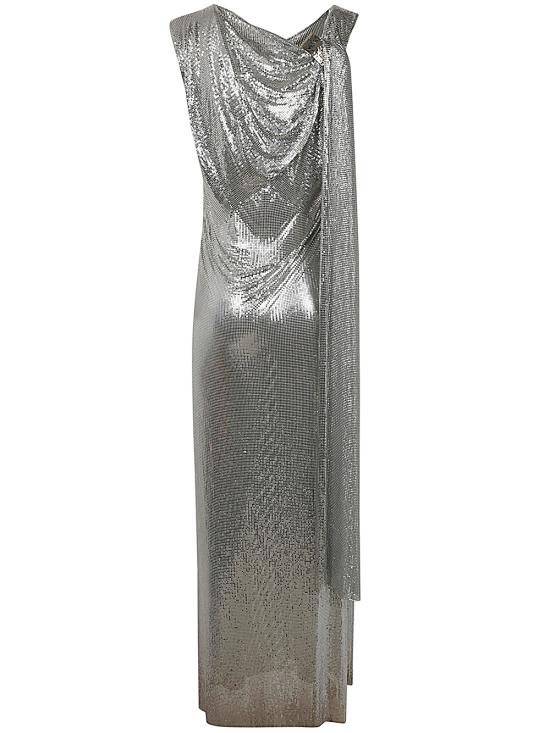  파코라반 미디 원피스 24AIRO878MH0004 P040 METALLIC - PACO RABANNE
