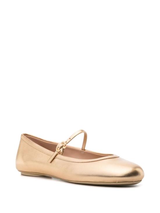  지안비토로시 플랫 슈즈 G2222305GOMNSW MEKONG METALLIC - GIANVITO ROSSI