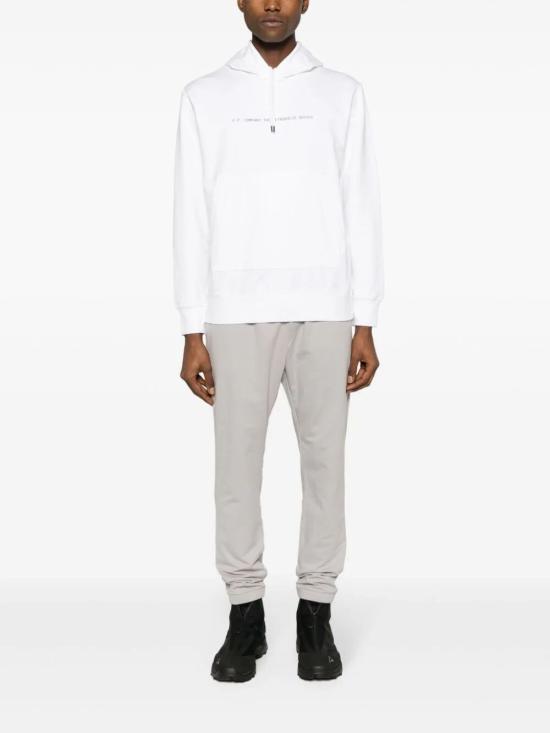  씨피 컴퍼니 후드 티셔츠 16CLSS041A006452W 101 WHITE - C.P. COMPANY
