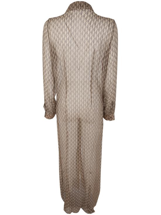  마린세르 롱 원피스 WDR061 BG20 BROWN - MARINE SERRE