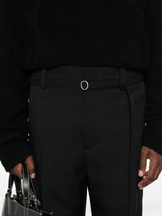  질샌더 스트레이트 팬츠 J22KA0213J70001 BLACK - JIL SANDER