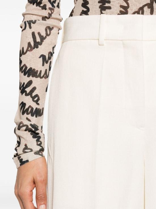  질샌더 스트레이트 팬츠 J01KA0141J65005 105 WHITE - JIL SANDER