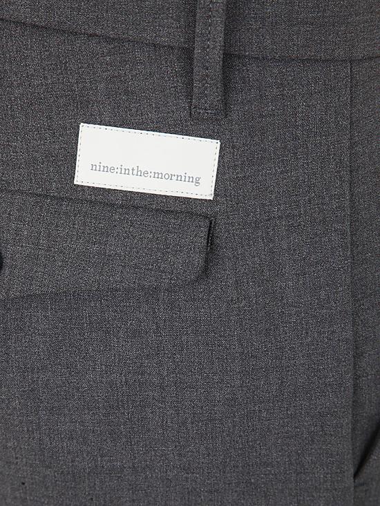  나인인더모닝 스트레이트 팬츠 9FW23ES133 KETTE GREY - NINE IN THE MORNING