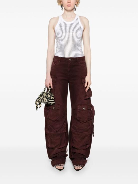 24FW 디 아티코 민소매 티셔츠 247WCT276J050R 467 WHITE - THE ATTICO