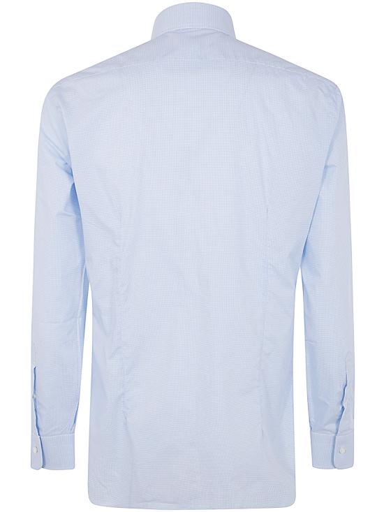  발바 긴팔 셔츠 I1U13P01PZ0400U 0001 BLUE - BARBA