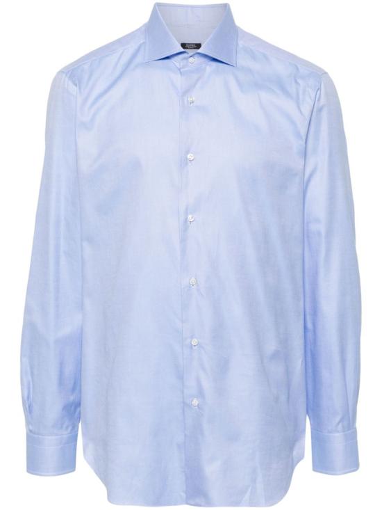  발바 긴팔 셔츠 I1U13P0144070U 0003 BLUE - BARBA