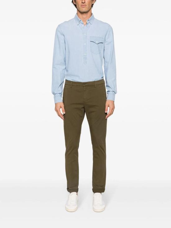  돈답 스트레이트 팬츠 UP235GSE046UPTD 656 BROWN - DONDUP