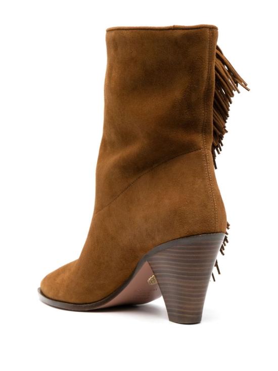  아쿠아주라 부츠 MRFMIDB0SUE 884 BROWN - AQUAZZURA
