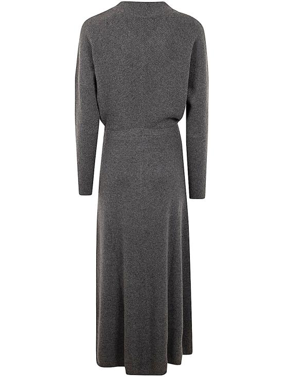 브루넬로 쿠치넬리 미디 원피스 M12192A92 C079 GREY - BRUNELLO CUCINELLI