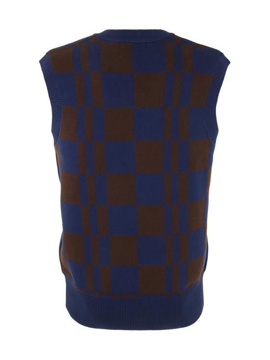  프레드페리 니트 베스트 K5543 143 BLUE - FRED PERRY