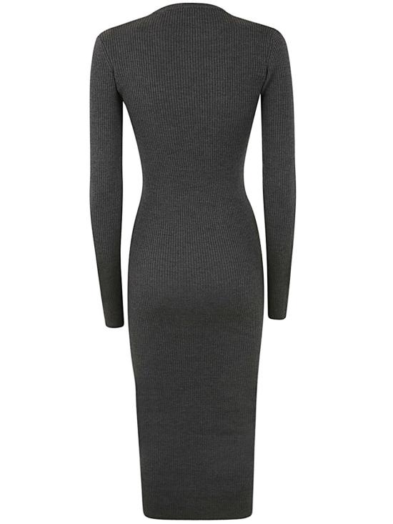  워드로브NYC 미디 원피스 W5016PC CHARCOAL GREY - WARDROBE.NYC