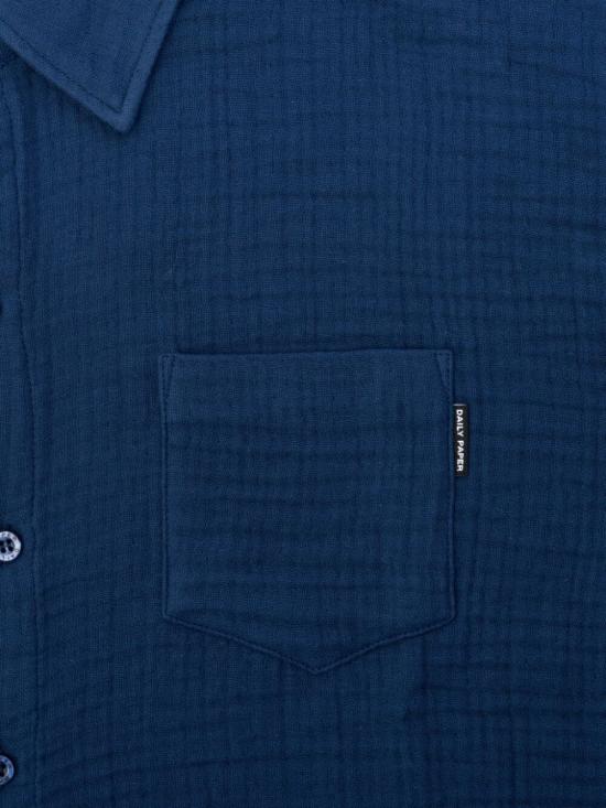  데일리 페이퍼 반팔 셔츠 2411134 PAGEANT BLUE - DAILY PAPER