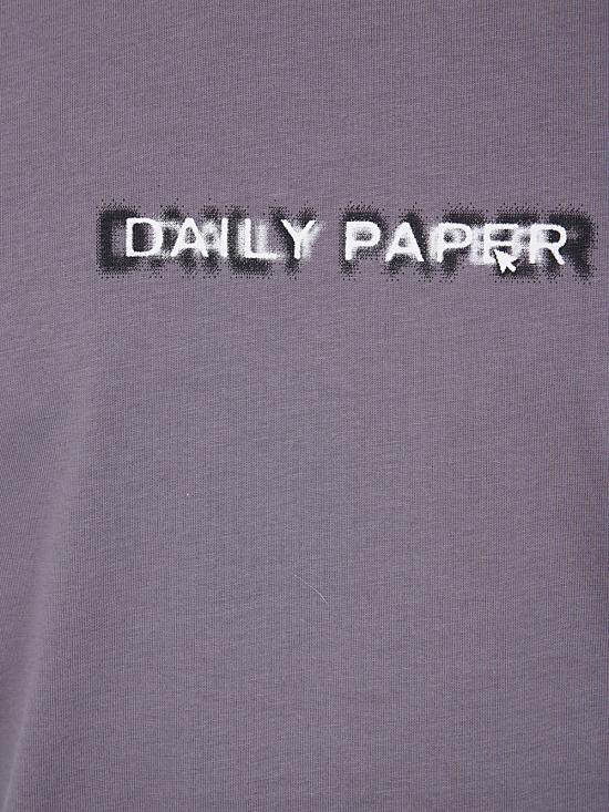  데일리 페이퍼 반팔 티셔츠 2421049 RABBIT GREY - DAILY PAPER