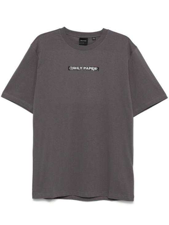  데일리 페이퍼 반팔 티셔츠 2421049 RABBIT GREY - DAILY PAPER