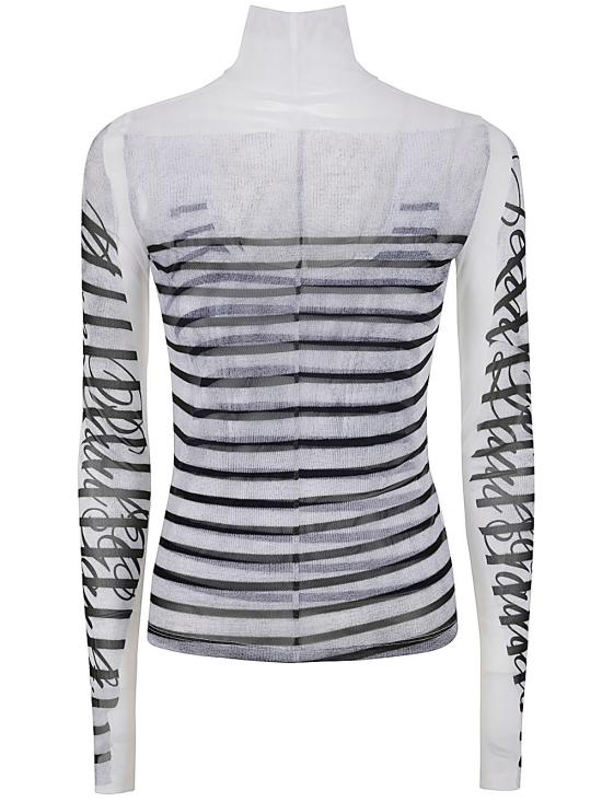  장 폴 고티에 긴팔 티셔츠 2430FTO198J559015900 WHITE - JEAN PAUL GAULTIER