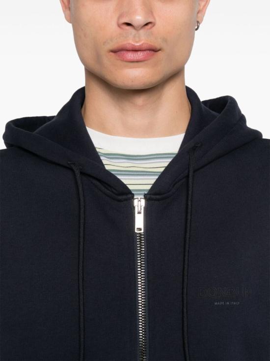 24FW 돈답 긴팔 티셔츠 UF683KF0196UHY4 890 BLUE - DONDUP