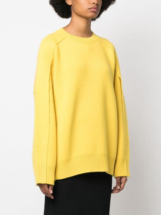  랑방 스웨터 RWPO0003K400A23 801 YELLOW ORANGE - LANVIN