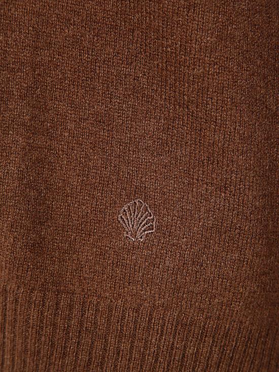 24FW 루루 스튜디오 스웨터 SERAFINI MOCHA BROWN - LOULOU STUDIO